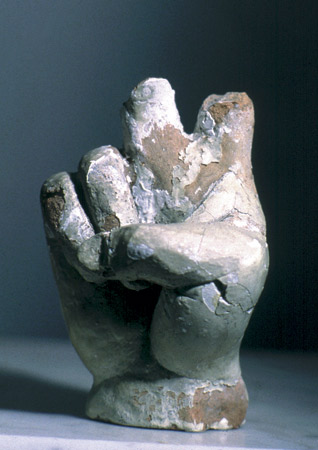 michael krynski sculpture "1981" terracotta, plaster
